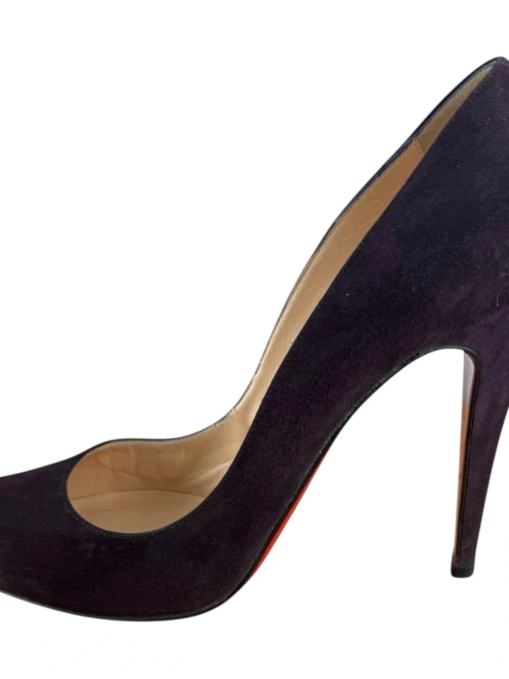 Christian Louboutin Plum Suede Pumps – Size 40.5